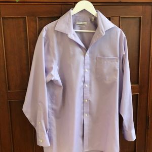 Men’s Joseph Abboud light purple dress shirt